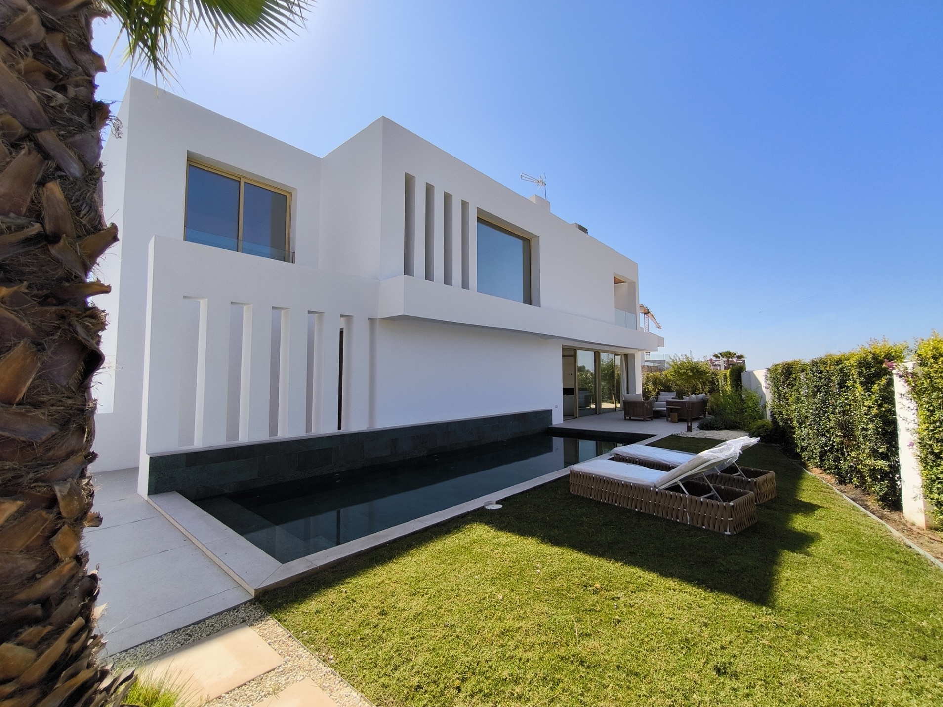 Modern Villa Higuerón — architect-designed luxury villa with private lap pool and panoramic sea views, Costa del Sol Spain